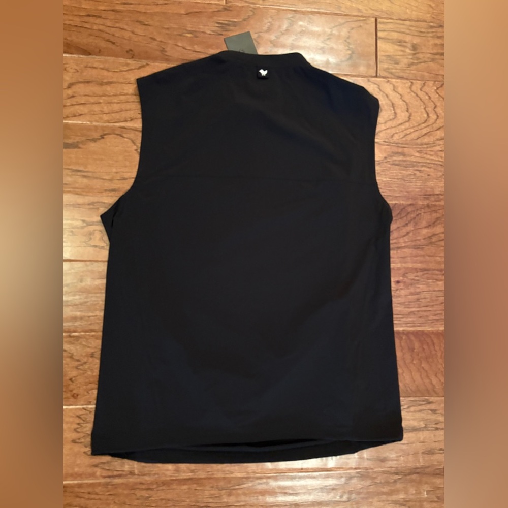 NWT Bad Birdie Men's Bad Elements Wind Golf Vest Size  Large Black - Picture 2 of 14